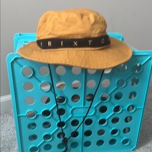 Brixton Yellow Bucket Hat with Black Band